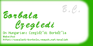 borbala czegledi business card